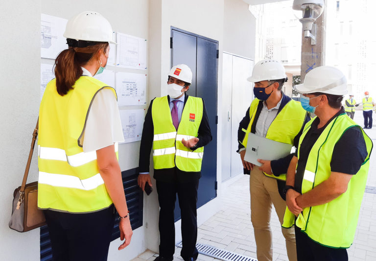 Se ultiman las obras de una promoción de viviendas en el Ensanche de Vallecas