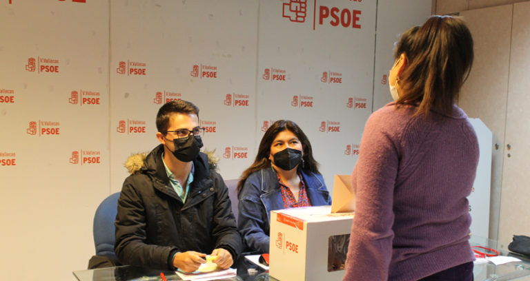 Villa de Vallecas votó al secretario general del PSOE-M