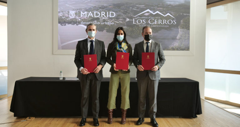 El Ayuntamiento firma el convenio de gestión de Los Cerros, punto de partida para el desarrollo de este ámbito del sureste