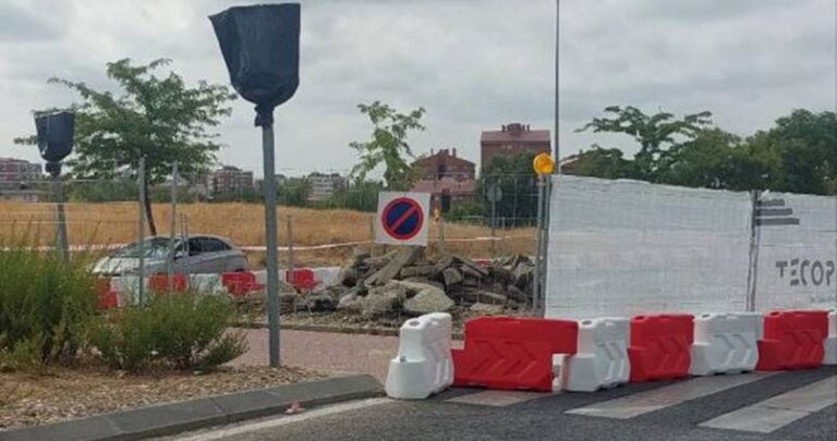 En marcha las obras del paso al Hospital Infanta Leonor