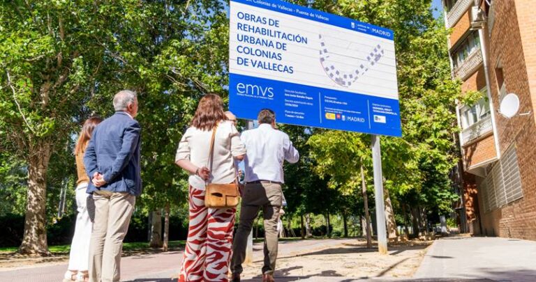 Avanza la rehabilitación de la Colonia de Vallecas